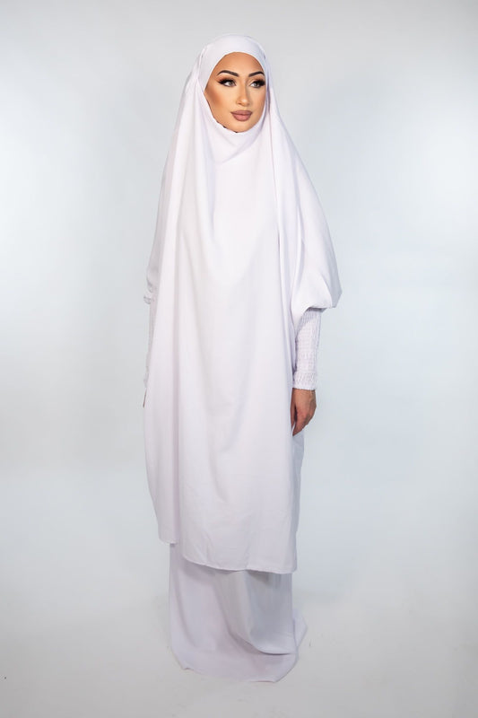 Reema Jilbab Set White