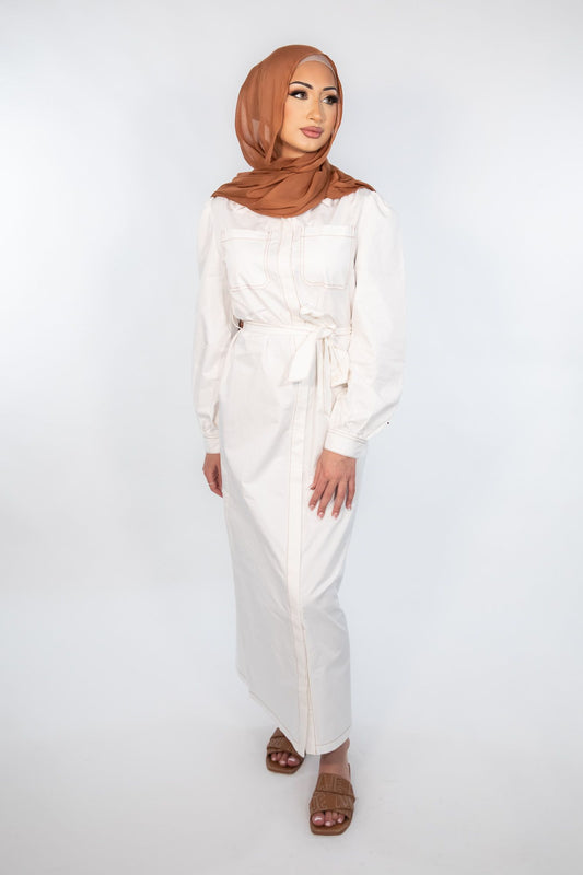 Serina Maxi Dress- White