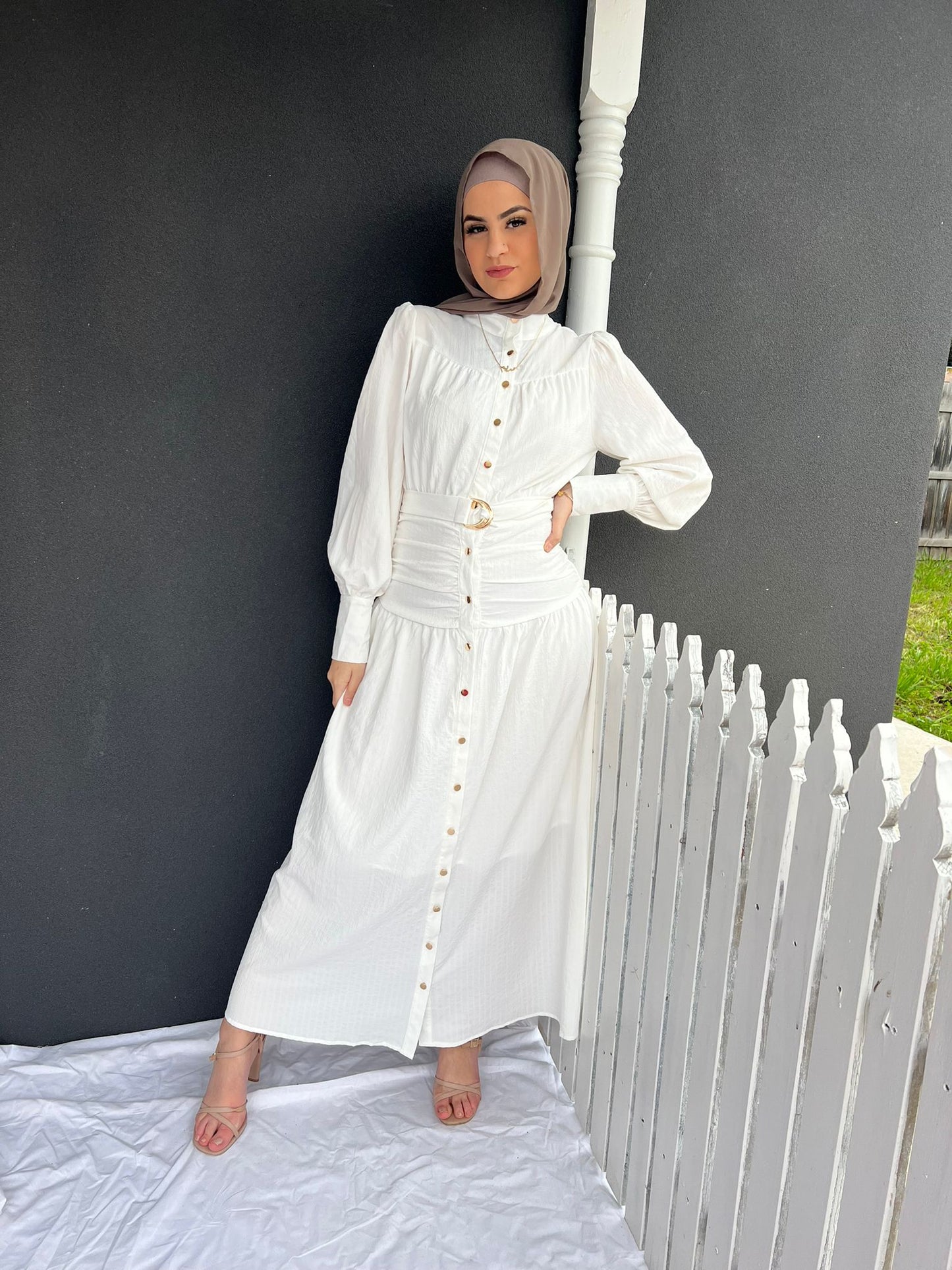 Maya Dress (White)