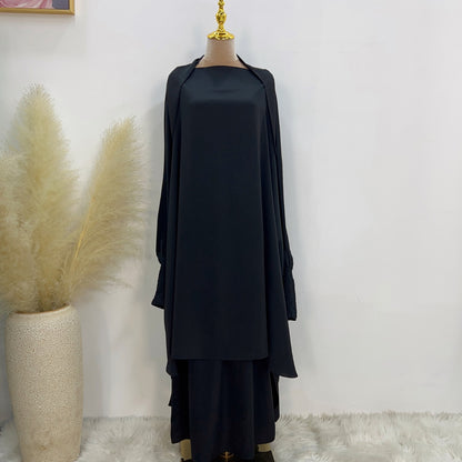 Aisha Jilbab Black