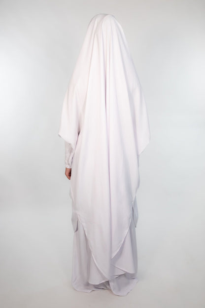 Reema Jilbab Set White