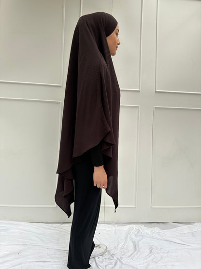 Khadija Khimar Dark Coffee