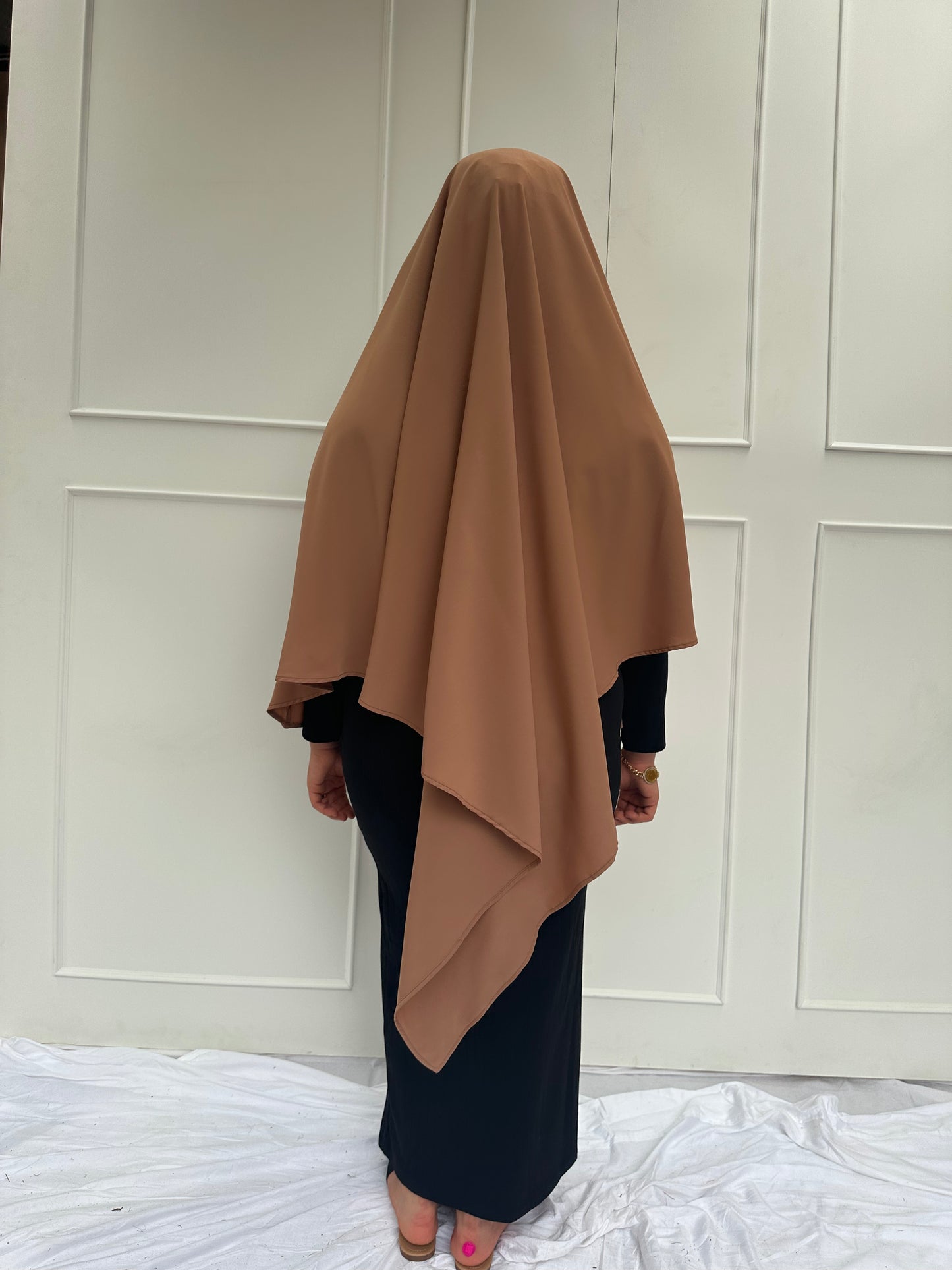 Yasmine Khimar khaki