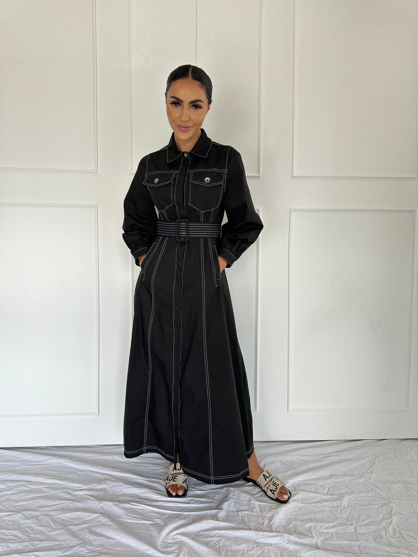 Lia Maxi Dress- Black