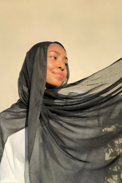 Modal Hijab (Charcoal)