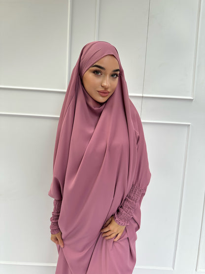 Reema Jilbab Set Purple