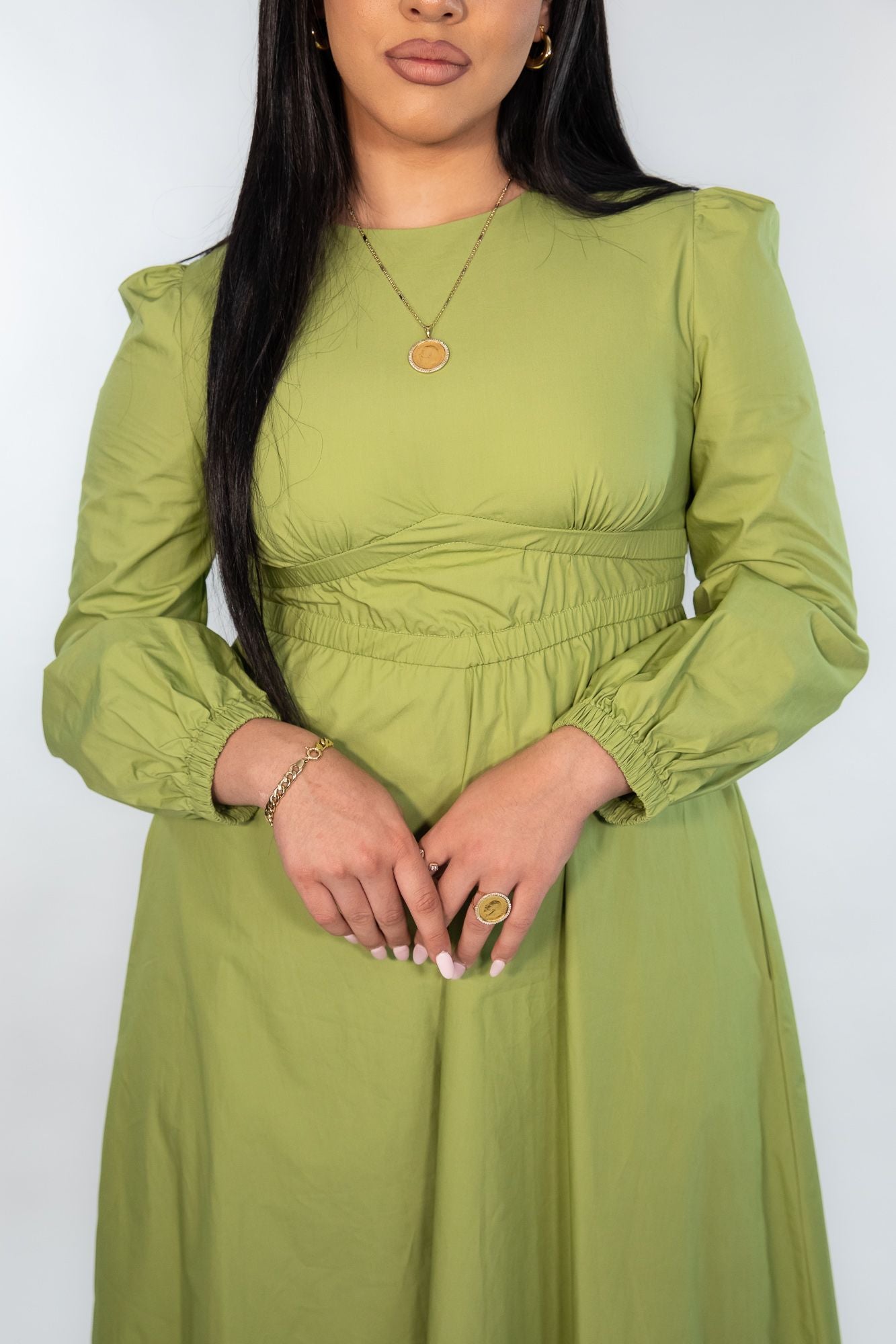 Mona Maxi Dress-Green