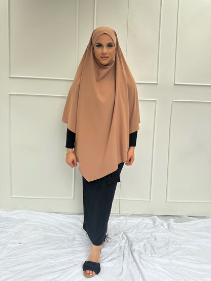 Yasmine Khimar khaki