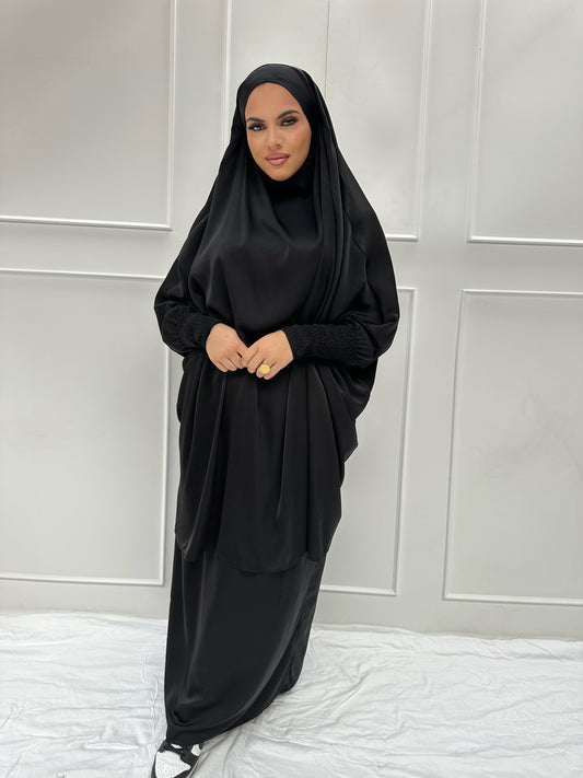 Aisha Jilbab Black
