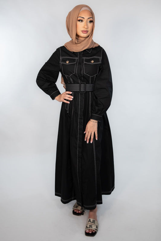 Lia Maxi Dress- Black