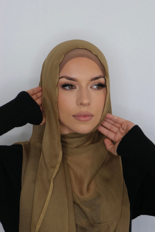 Modal Hijab (Olive)