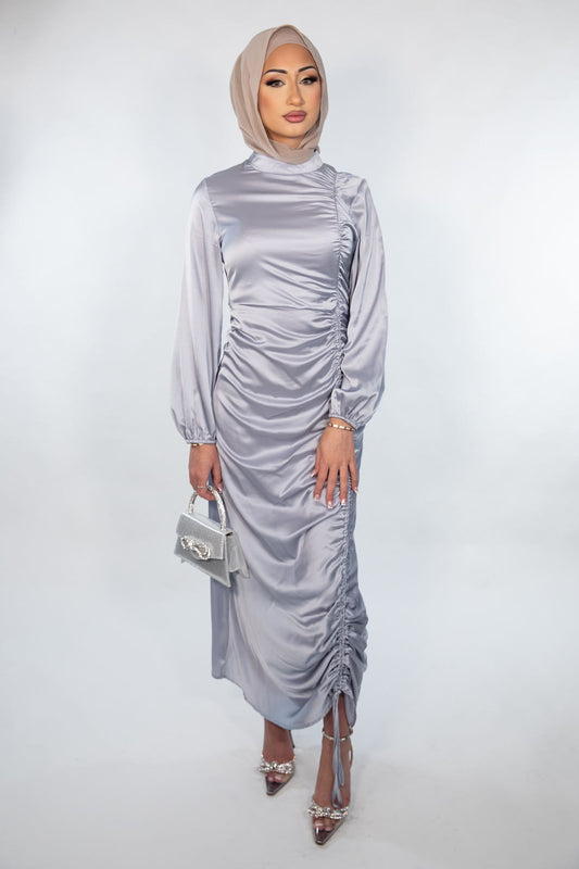 Valentine Dress- Silver